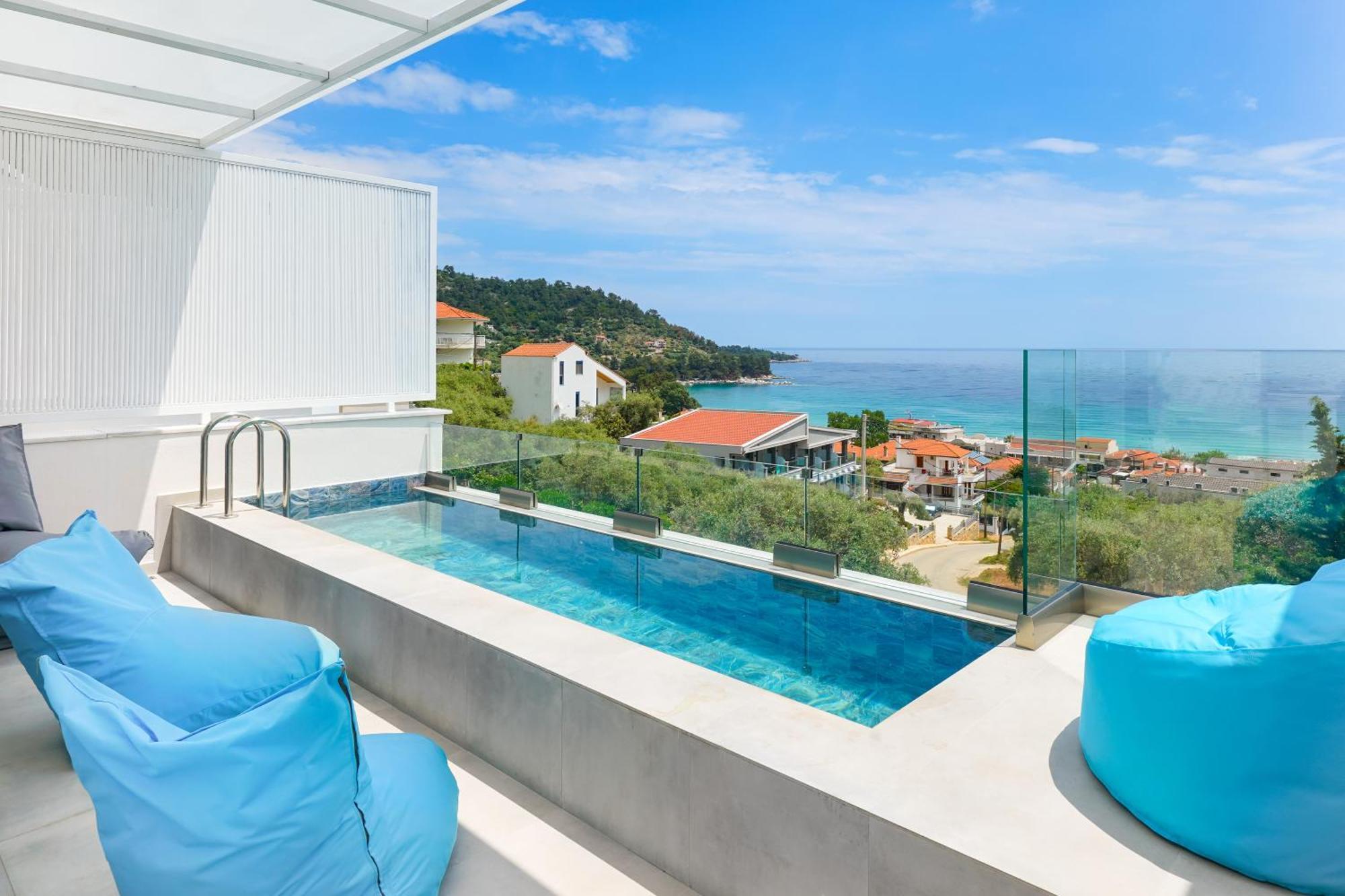 Mythodea Prive Luxury Suites Chrysi Ammoudia Exterior foto