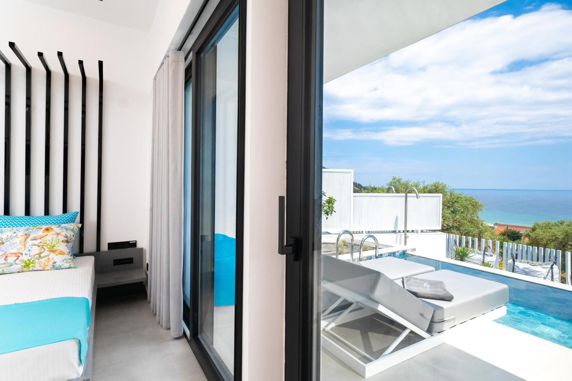Mythodea Prive Luxury Suites Chrysi Ammoudia Exterior foto
